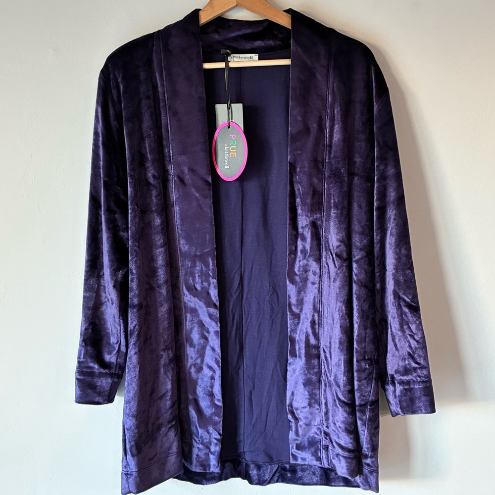 Prue x Kettlewell Purple Velvet Jacket